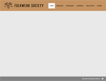 Tablet Screenshot of folkwearsociety.com